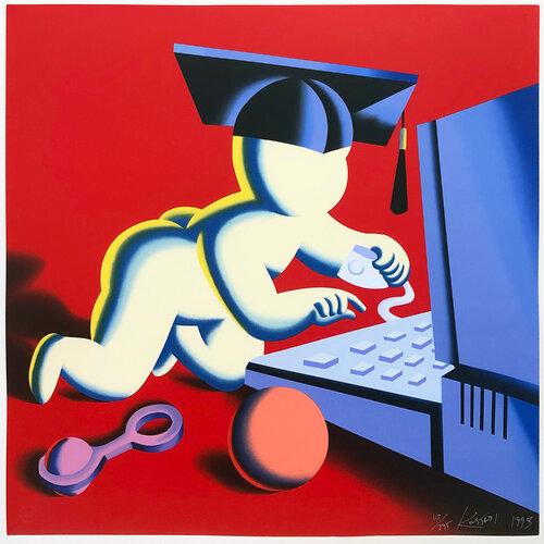 激レア！コレクションマークコスタビンCOSTABI 版画 絵画 一点物 1996 激レア！コレクションマークコスタビンCOSTABI 版画 絵画 一点物