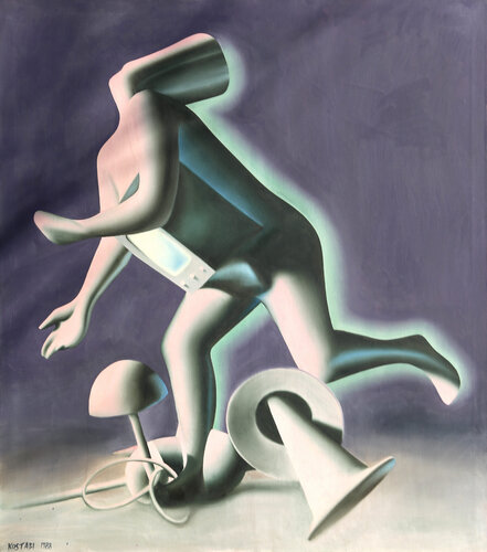 Candy's Clark (TV Digest) by Mark Kostabi, Painting for Sale on Singulart