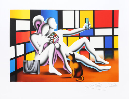 Social Modernism by Mark Kostabi, Print for Sale on Singulart