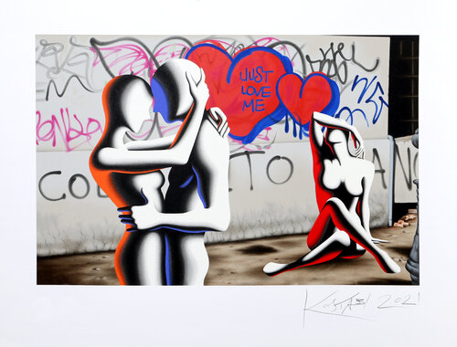 Just Love Me by Mark Kostabi, 인쇄 for Sale on Singulart