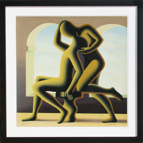 The Kiss von Mark Kostabi, Druck kaufen auf Singulart
