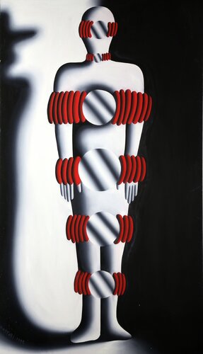 Time Bond di Mark Kostabi, Pittura in vendita su Singulart