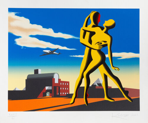 Yesterday’s Here de Mark Kostabi, Impresión a la venta en Singulart