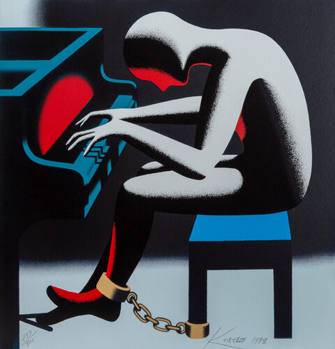 I Did It Steinway by Mark Kostabi, Print for Sale on Singulart