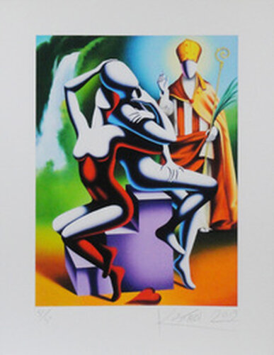 House of Love Ascent de Mark Kostabi, Impresión a la venta en Singulart