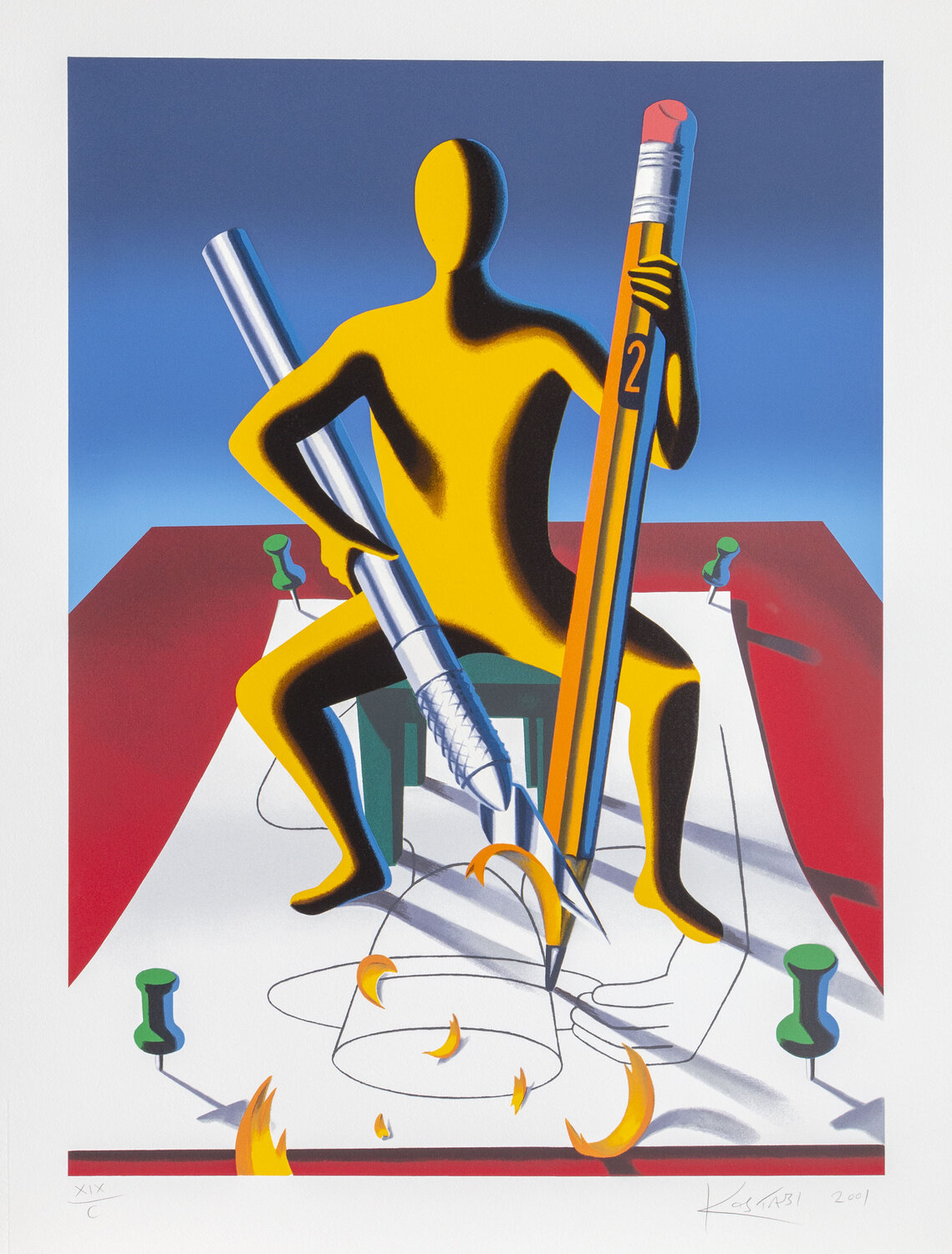 Careful With That Ax Eugene Mark Kostabi