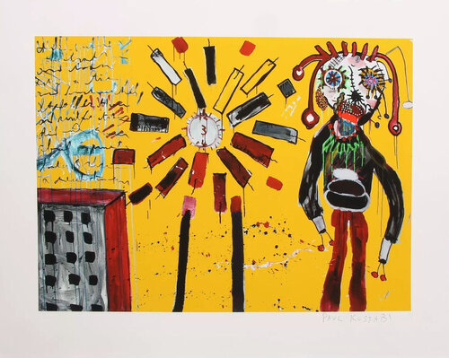 Untitled Composition di Paul Kostabi, Stampa in vendita su Singulart