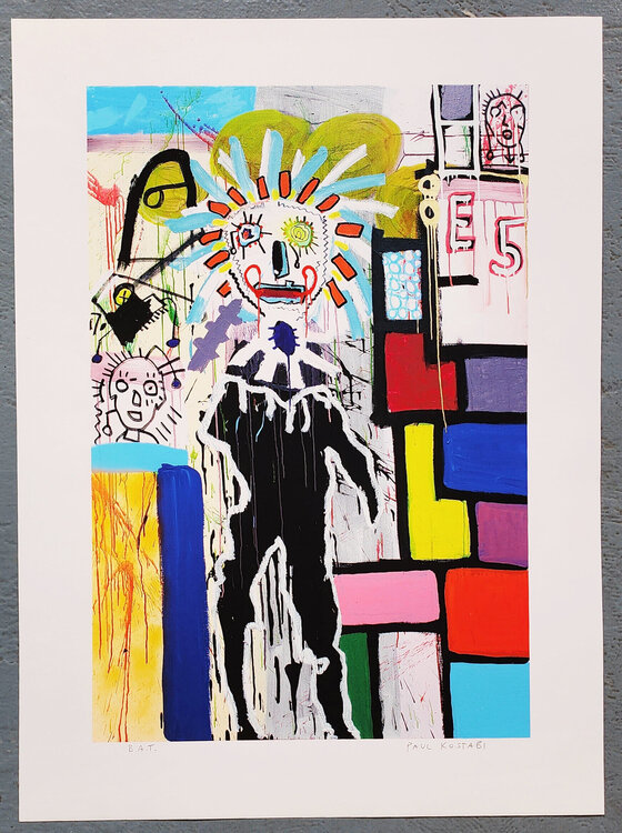 High five on East 5 Paul Kostabi