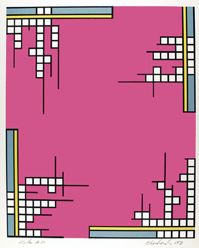 Over the Top van Nicholas Krushenick, Afdruk te koop op Singulart