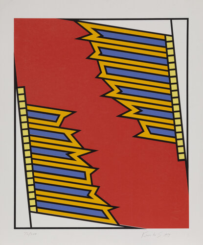 Silver Liner by Nicholas Krushenick, Print for Sale on Singulart