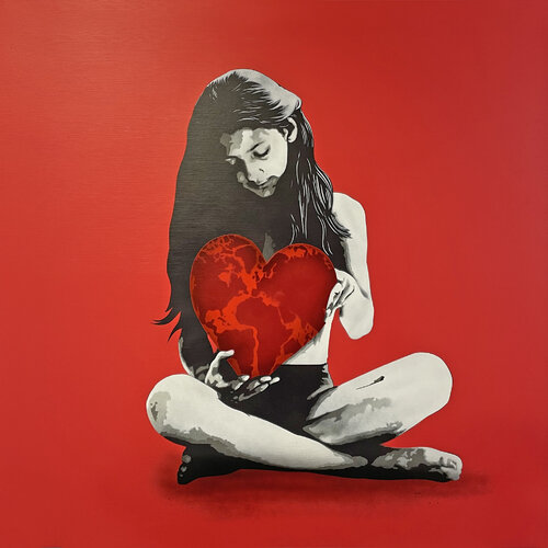 Love The World You Live In di Kunstrasen, Altri media in vendita su Singulart