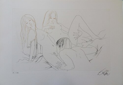 Les jumelles by Félix Labisse, Print for Sale on Singulart