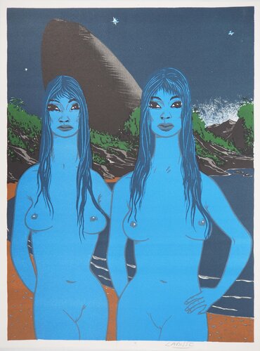Les jumelles by Félix Labisse, Print for Sale on Singulart