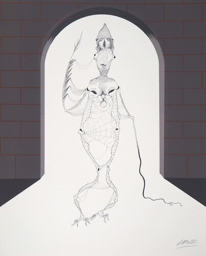 L’Homlige, Lithographie originale, signée by Félix Labisse, Print for Sale on Singulart
