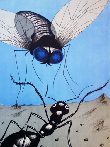 La mouche et la fourni by Félix Labisse, Print for Sale on Singulart