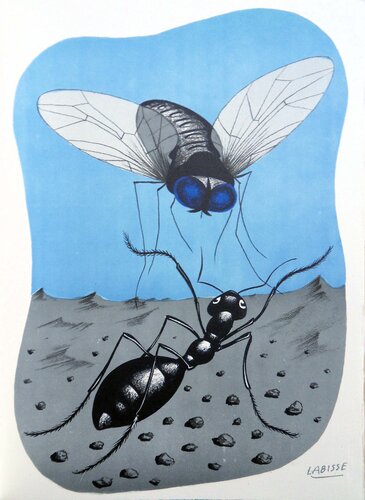La mouche et la fourni by Félix Labisse, Print for Sale on Singulart