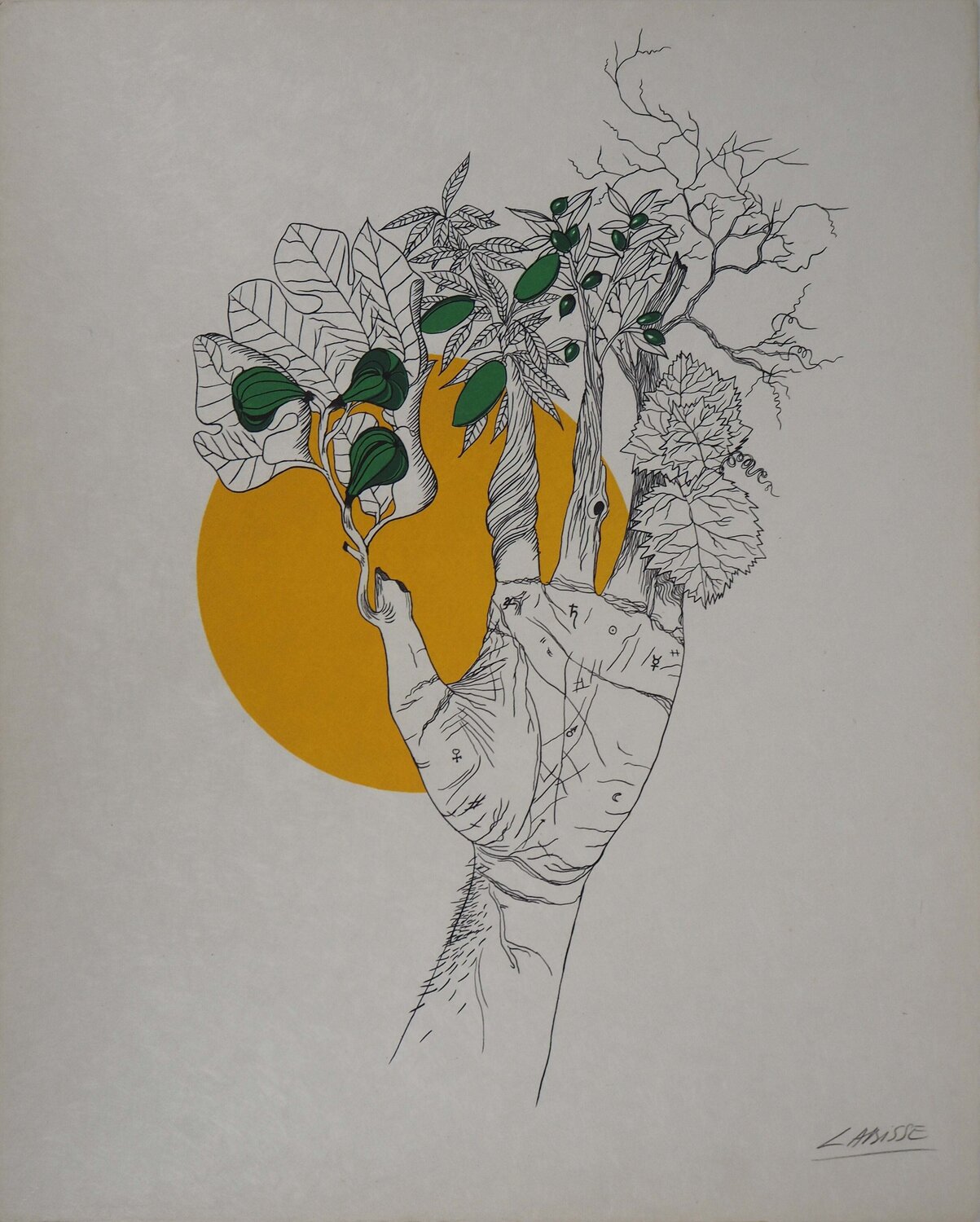 La main de la nature Félix Labisse Print for sale