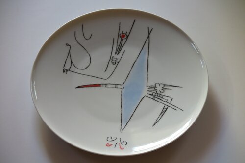 Porcelana di Albisola - 12" plate II van Wifredo Lam, Beeldhouwwerk te koop op Singulart