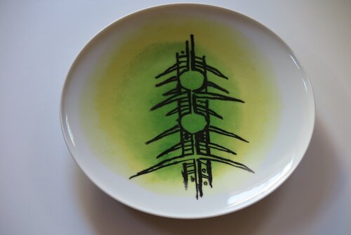 Porcelana di Albisola - 12" plate van Wifredo Lam, Beeldhouwwerk te koop op Singulart