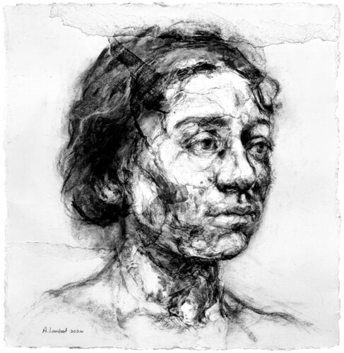 Rosaline par Alison Lambert, Œuvre sur papier en vente sur Singulart