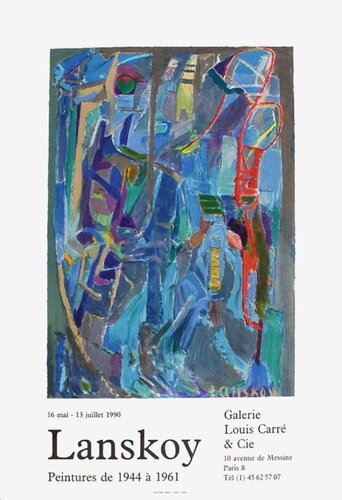 Expo 90 - Galerie Louis Carré von André Lanskoy, Druck kaufen auf Singulart