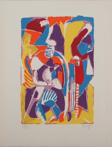 Composition abstraite de André Lanskoy, Impresión a la venta en Singulart