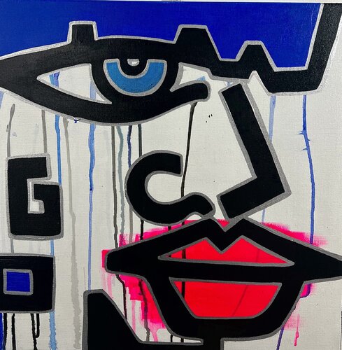 Sweet Couple (him) von Anna Laurini, Malerei kaufen auf Singulart