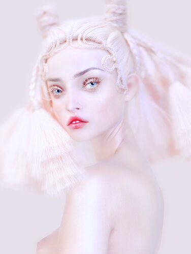 Livin Doll rose di Corinna Holthusen, Fotografia in vendita su Singulart
