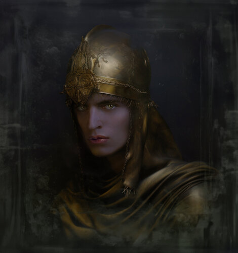 Old Master Gold Helmet Corinna Holthusen