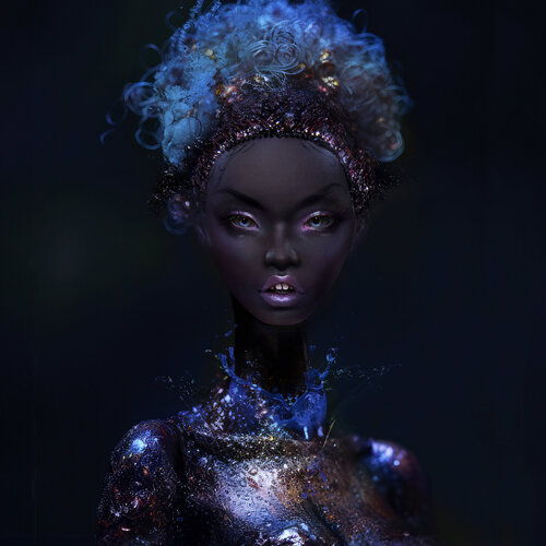Black Glitter van Corinna Holthusen, Fotografie te koop op Singulart