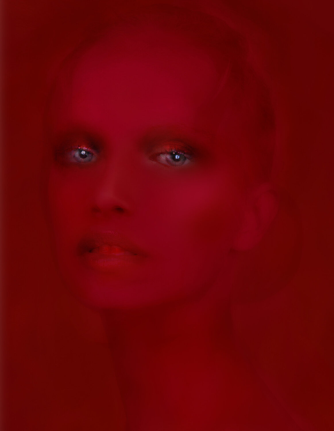 Red Portrait 2 Corinna Holthusen