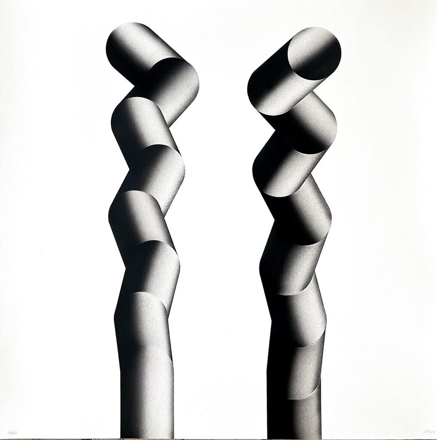 First modulations 4 Julio Le Parc Œuvre sur papier à vendre