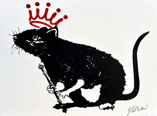 The King  von Blek le Rat, Druck kaufen auf Singulart