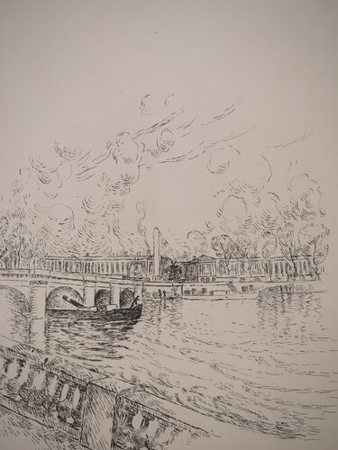 La gloire de Paris : Le pont du Quai d'Orsay by Henri Lebasque, Print for Sale on Singulart