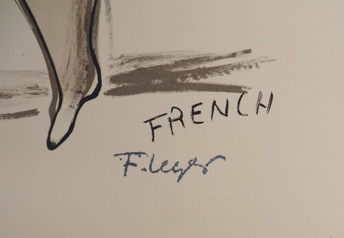 Les danseuses de french cancan Fernand Léger