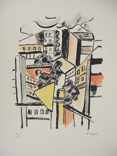 Les Toits by Fernand Léger, 인쇄 for Sale on Singulart