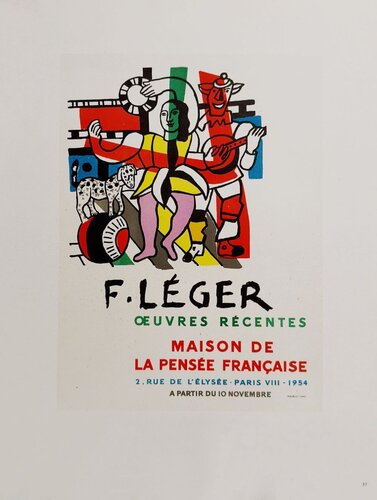AF 1954 - Maison de la Pensée Française by Fernand Léger, Print for Sale on Singulart