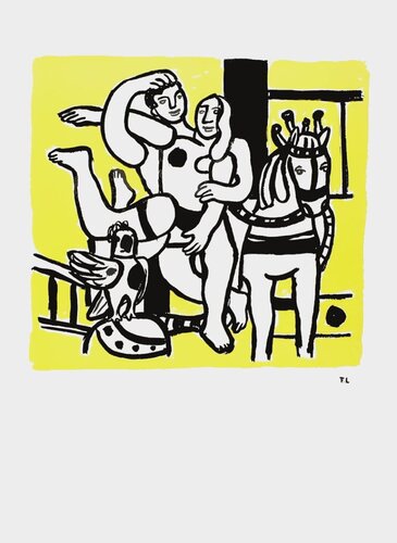 Les acrobates von Fernand Léger, Druck kaufen auf Singulart