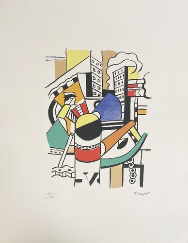 Le Remorqueur Dans La Ville by Fernand Léger, 인쇄 for Sale on Singulart