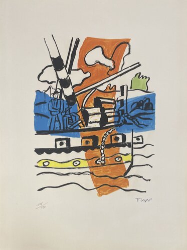 Le Remorqueur von Fernand Léger, Druck kaufen auf Singulart
