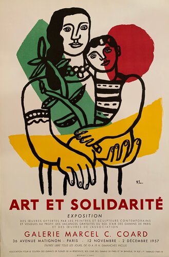 Mother and child by Fernand Léger, 인쇄 for Sale on Singulart