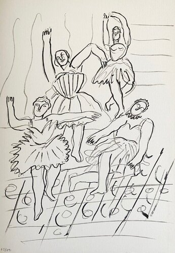 Les danseuses von Fernand Léger, Druck kaufen auf Singulart
