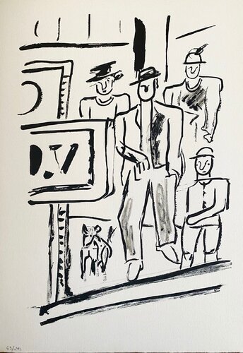 Sur le quai by Fernand Léger, Print for Sale on Singulart