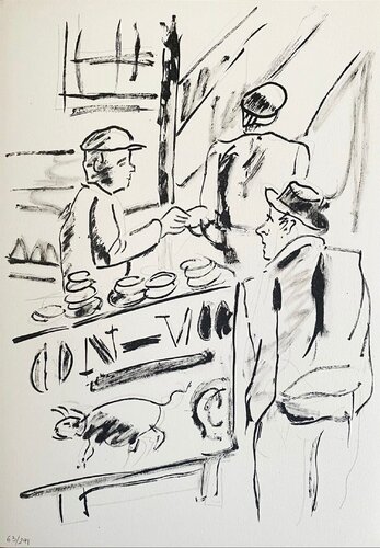 Le Bistrot de Fernand Léger, Impresión a la venta en Singulart