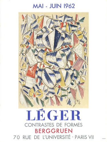 Contrastes De Formes di Fernand Léger, Stampa in vendita su Singulart