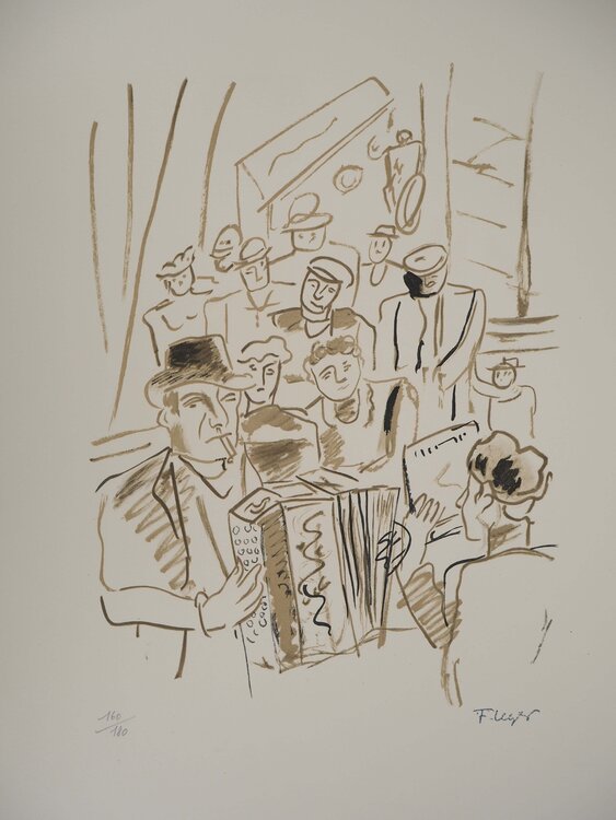 Le Café et musicien Fernand Léger