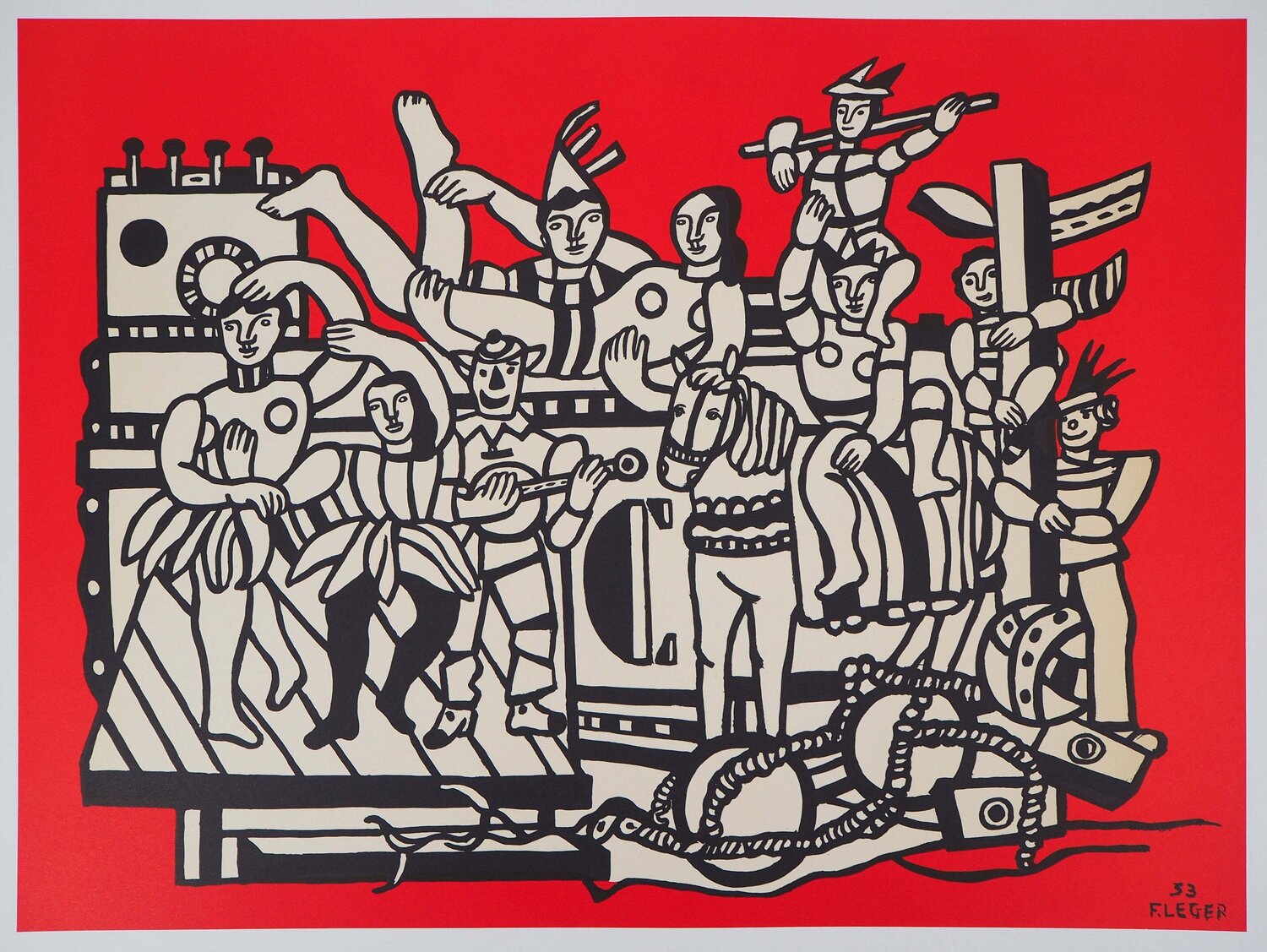 La grande parade du cirque Fernand Léger