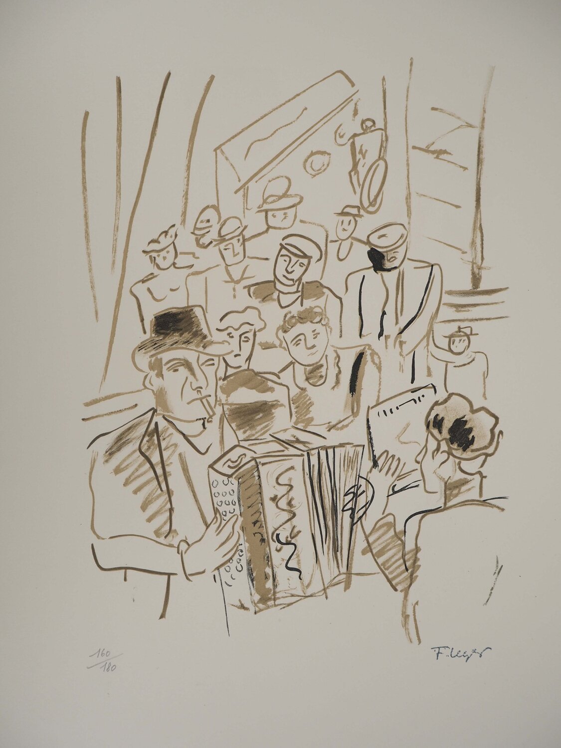 Le Café et musicien Fernand Léger