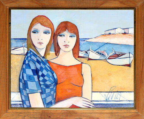 Les Soeurs (The Sisters) de Charles Levier, Pintura a la venta en Singulart