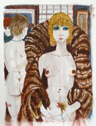 Nudes in Fur I de Charles Levier, Obra en papel a la venta en Singulart